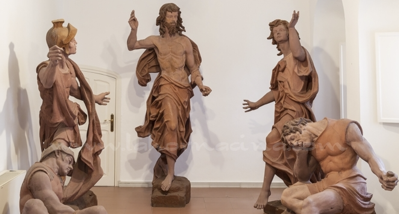 El conjunto escultórico que se encuentra expuesto en el Museo de Ortega Bru. 