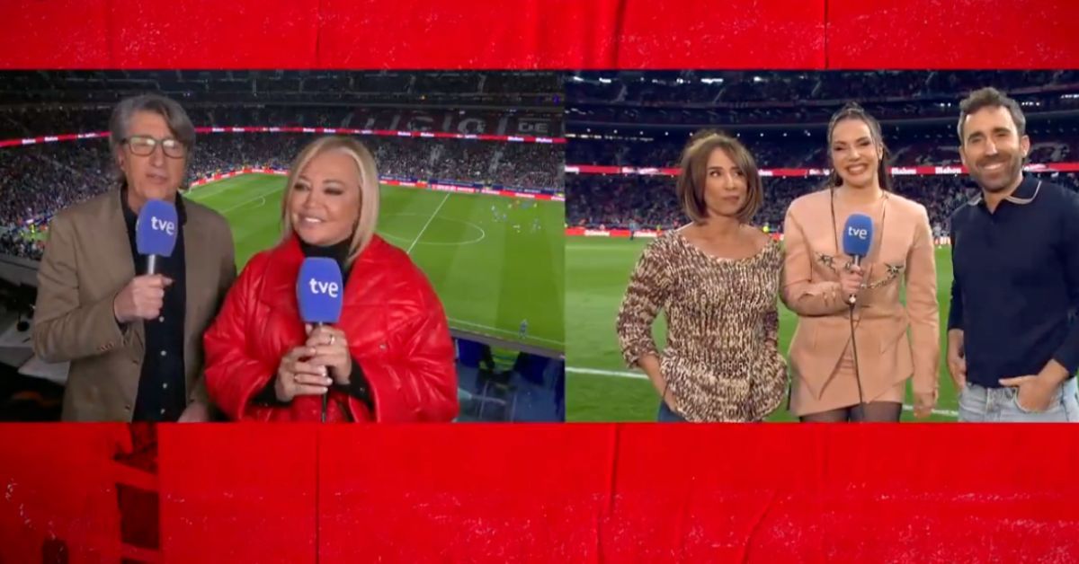 Juan Carlos Rivero, Belén Esteban, María Patiño, Inés Hernand y Aitor Albizua.