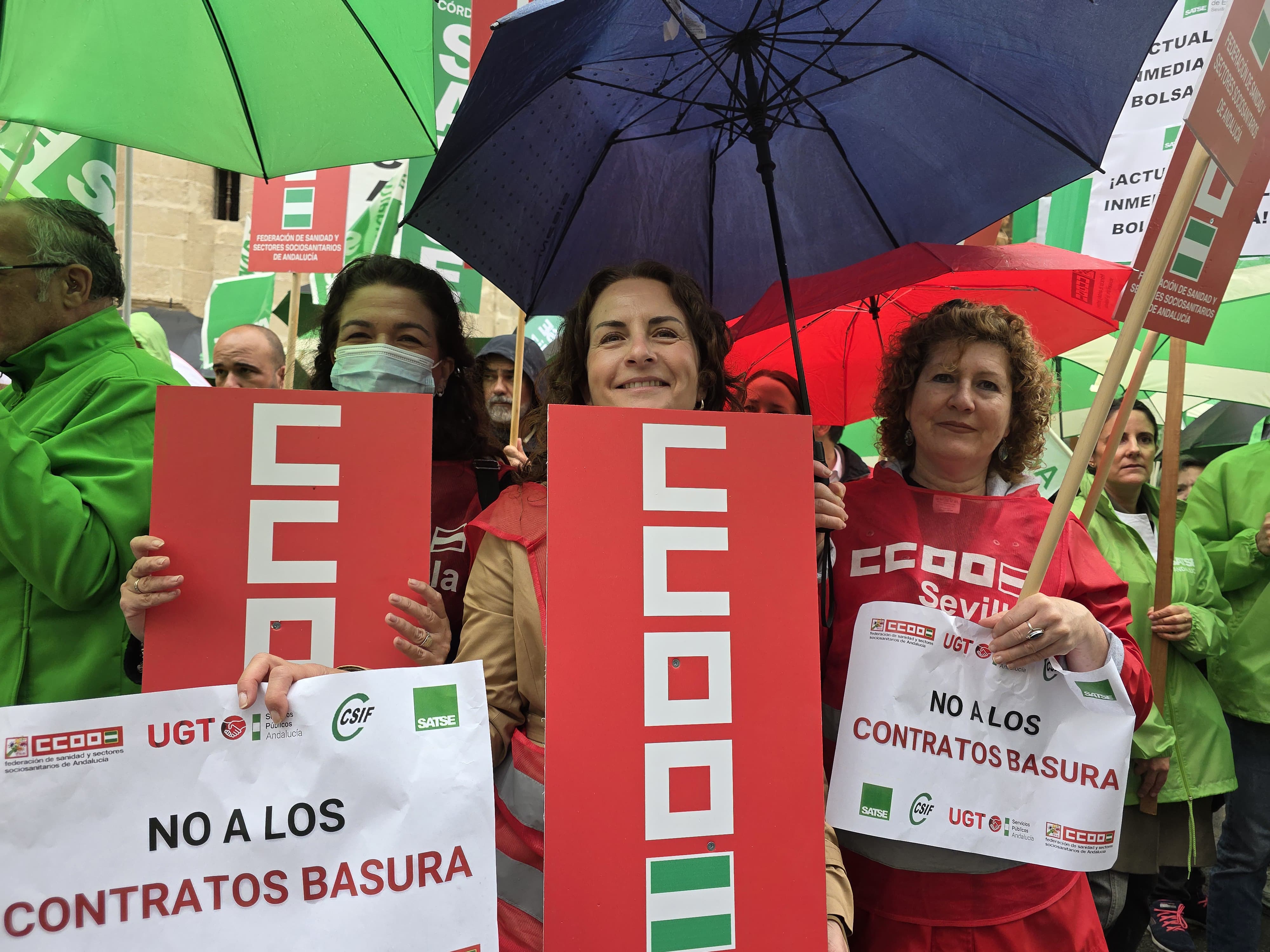 Movilización de los sindicatos y profesionales del SAS en Sevilla. Movilización de los sindicatos y profesionales del SAS en Sevilla.