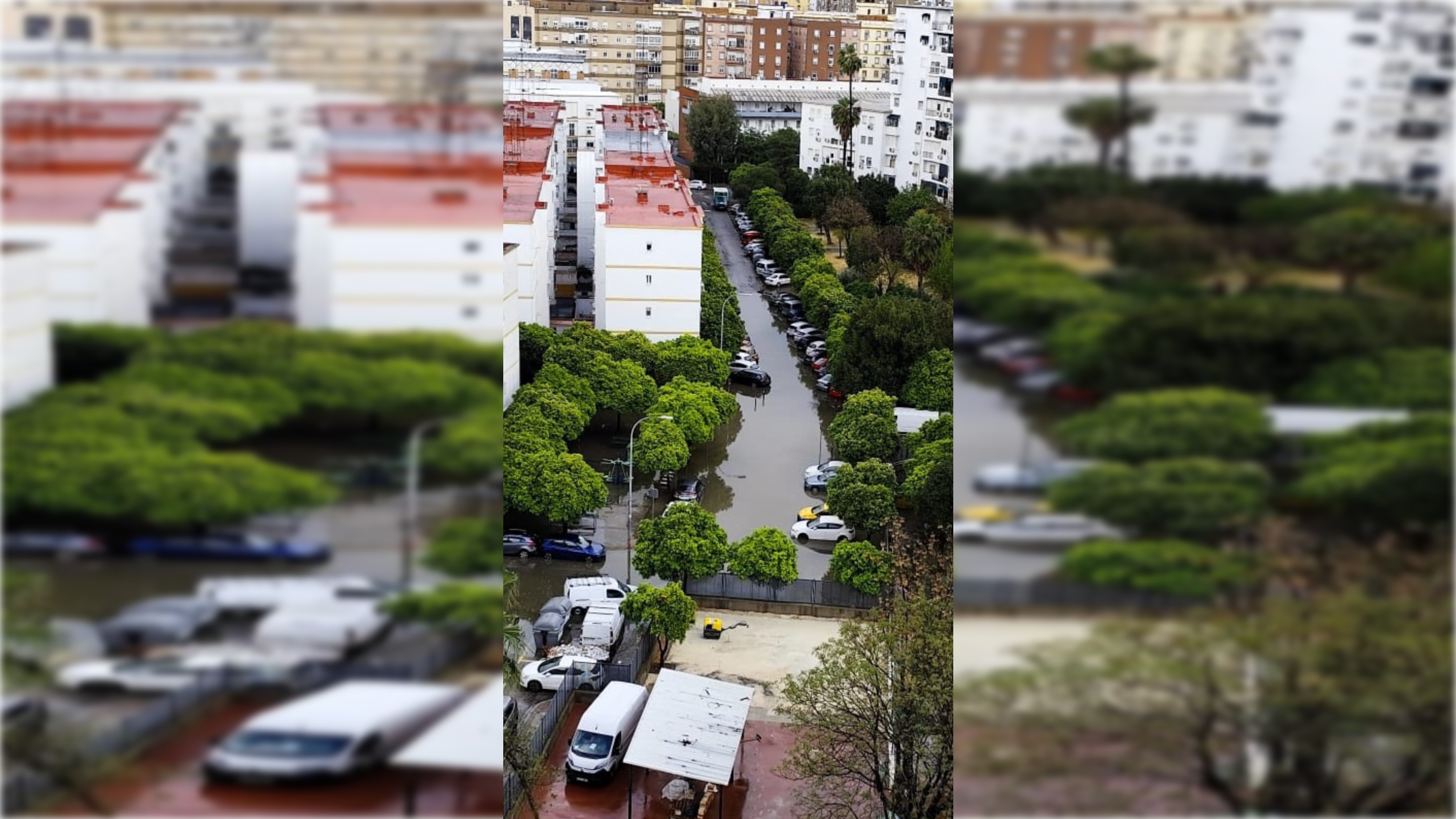 Inundaciones en Sevilla. 