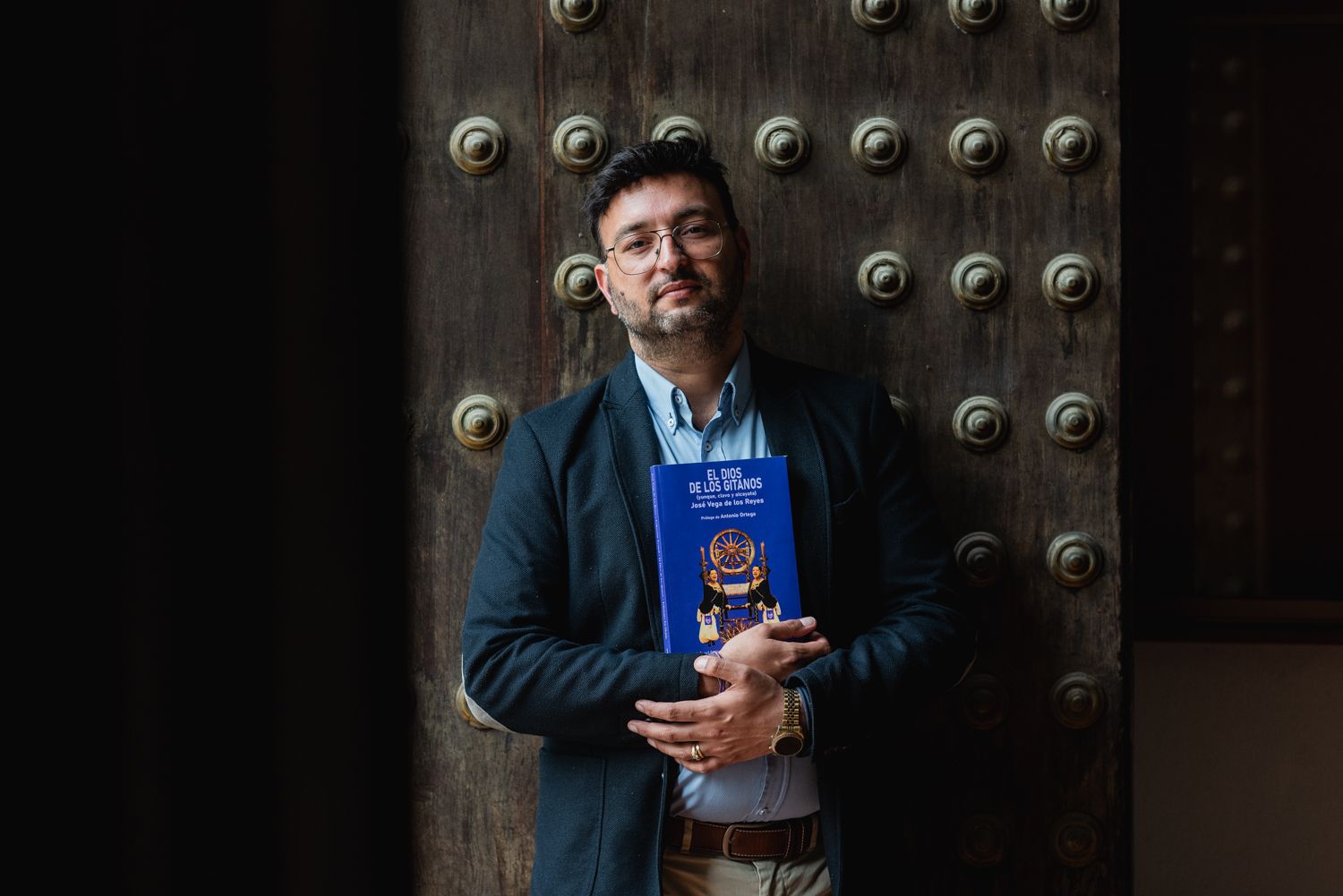 José Vega de los Reyes, posando para la entrevista de lavozdelsur.es.