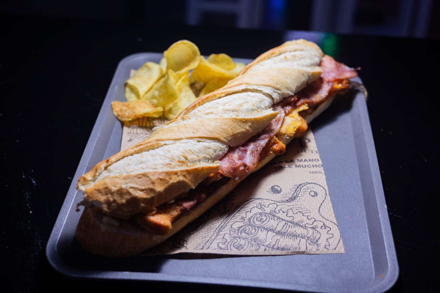 Un bocadillo en una imagen reciente.