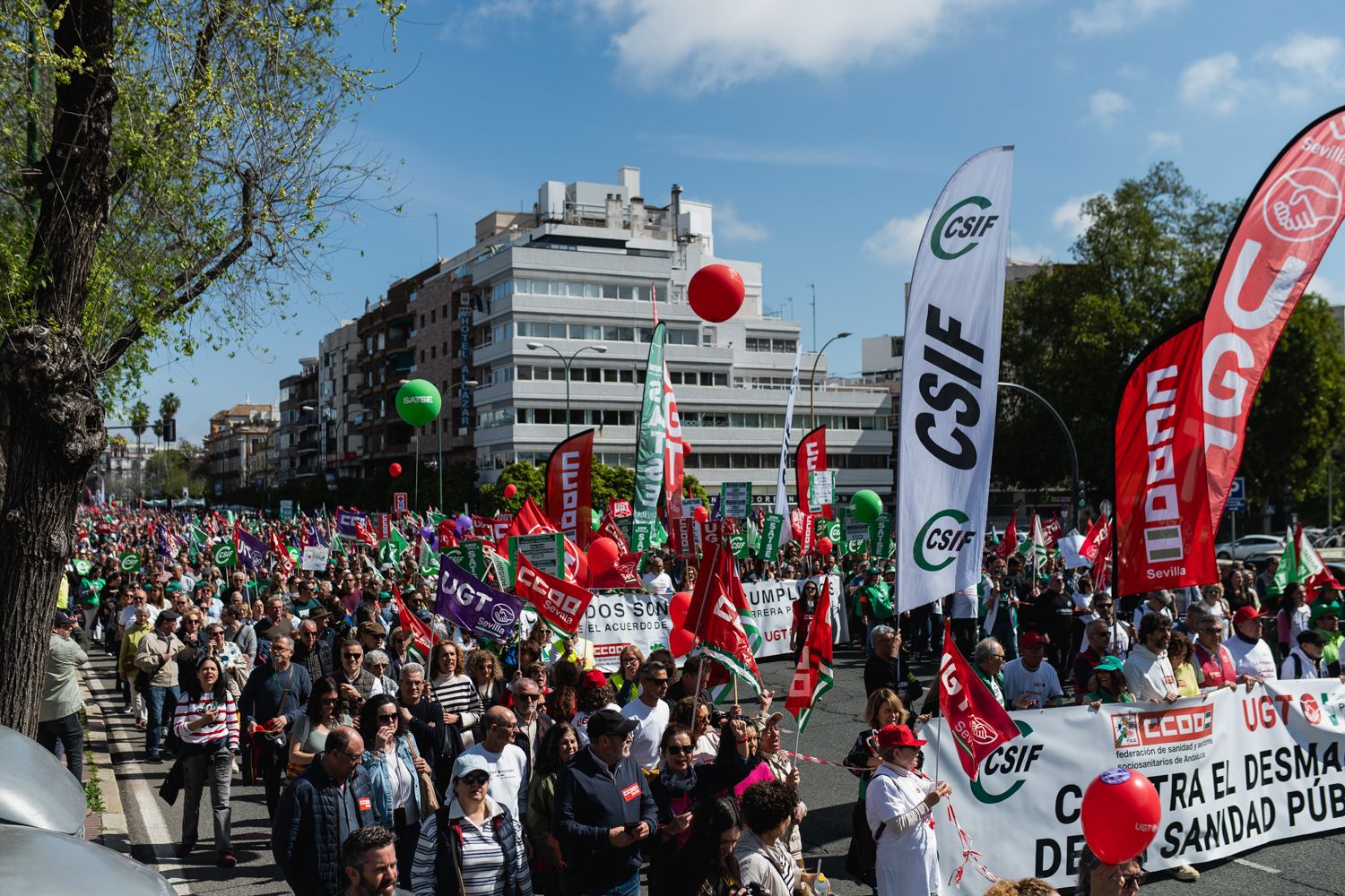 Manifestación por la sanidad pública. Manifestación por la sanidad pública.