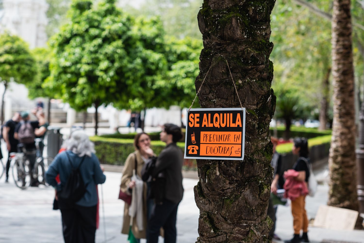 Manifestación en Sevilla por el acceso a la vivienda.