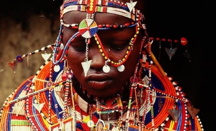 Una mujer masái, en una imagen en redes sociales.