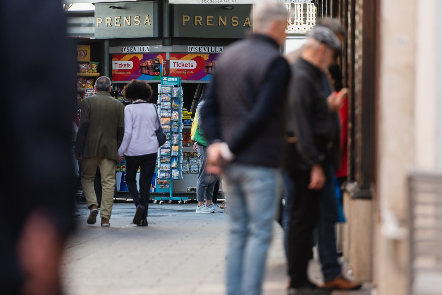 Un quiosco de prensa, en una imagen de archivo.