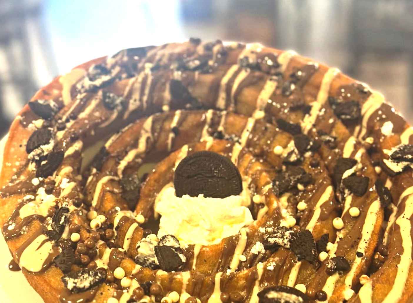 La deliciosa 'pizza porra' que ha estrenado El Bodegón 3 en Jerez.