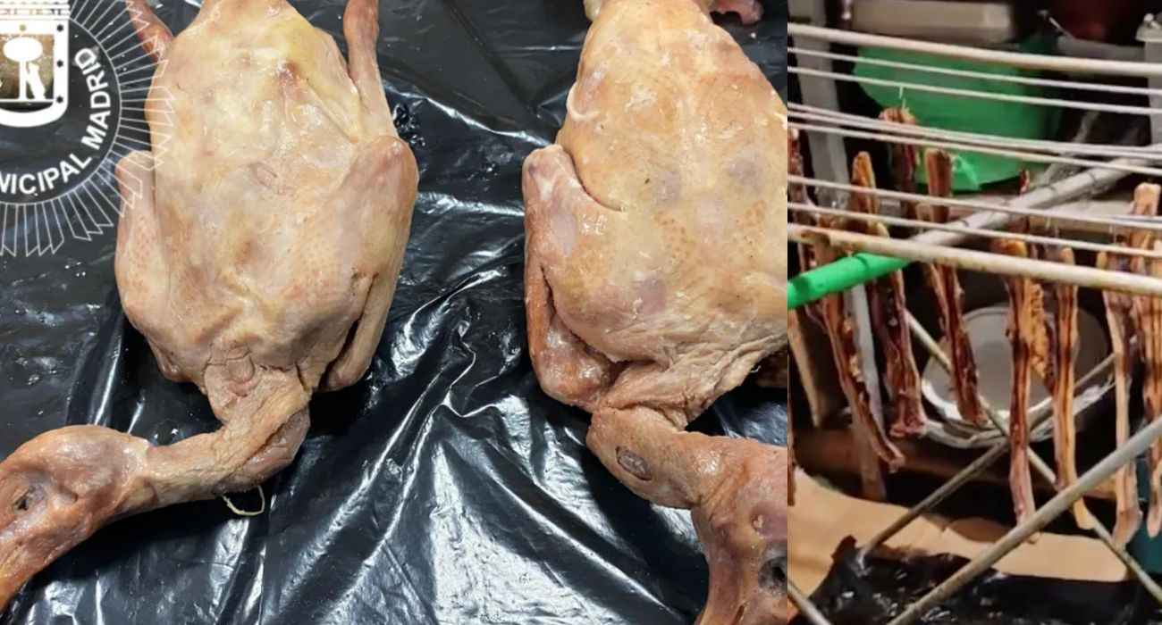 Dos imágenes del restaurante chino de los horrores.