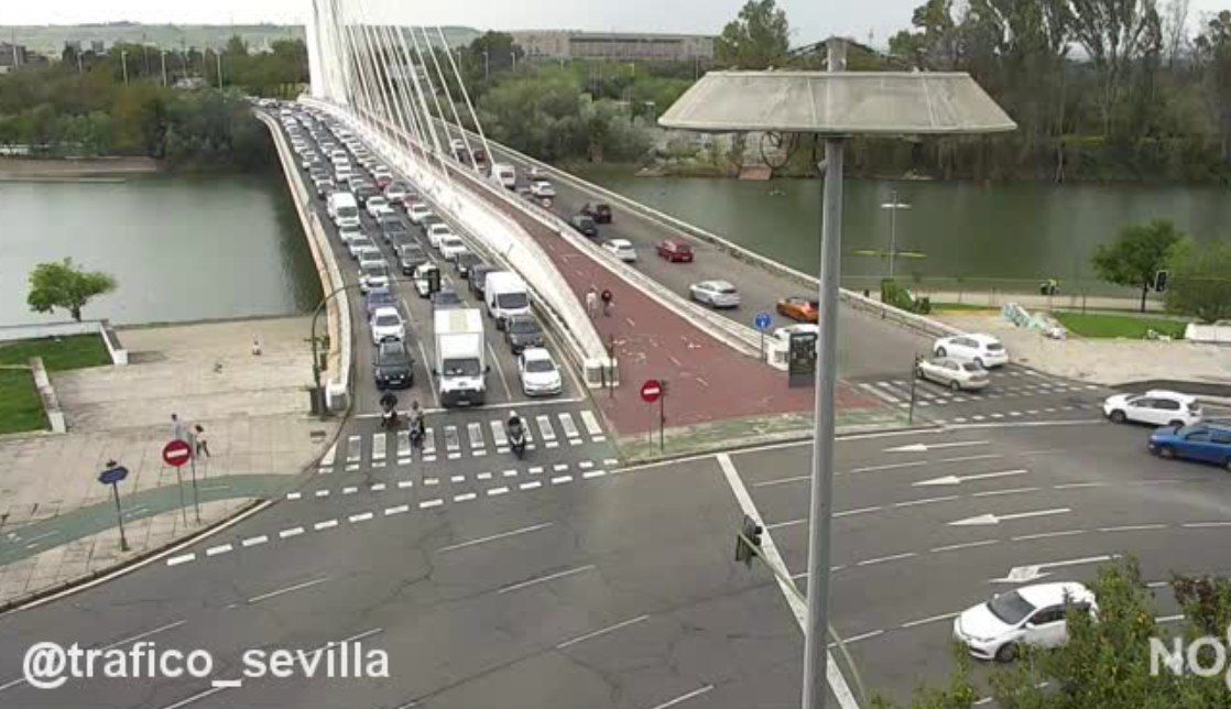 Imagen del Alamillo en la tarde del jueves.