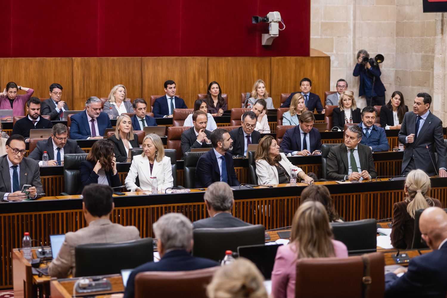 Una sesión en el Parlamento de Andalucía.