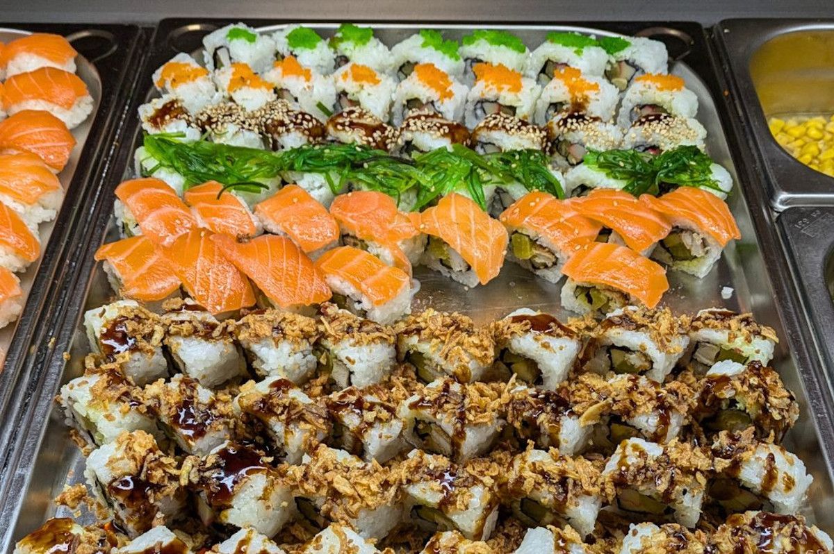 Wok y Sushi, uno de los buffets más baratos de Sevilla.