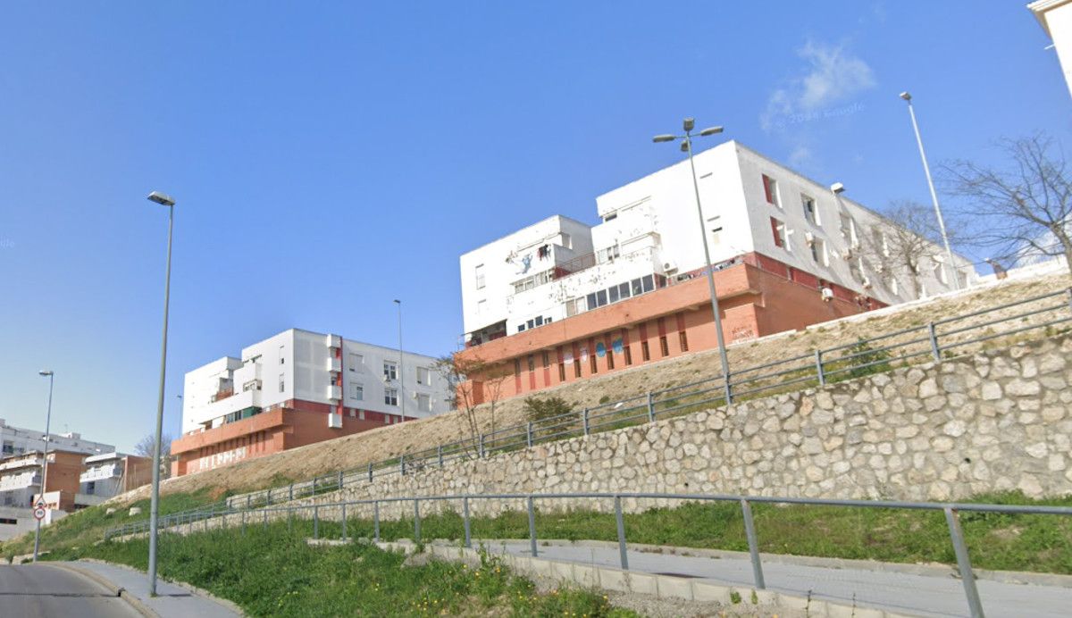 Zona donde un techo ha caído encima de una vecina en Jerez. GOOGLE MAPS