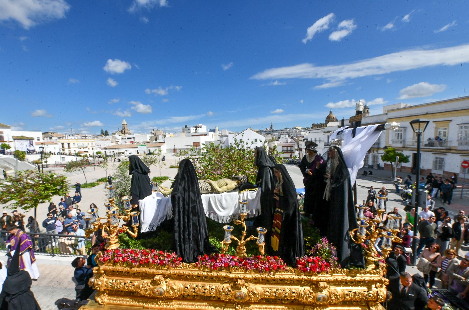 Santa Marta, durante la pasada Semana Santa por las calles de Jerez.