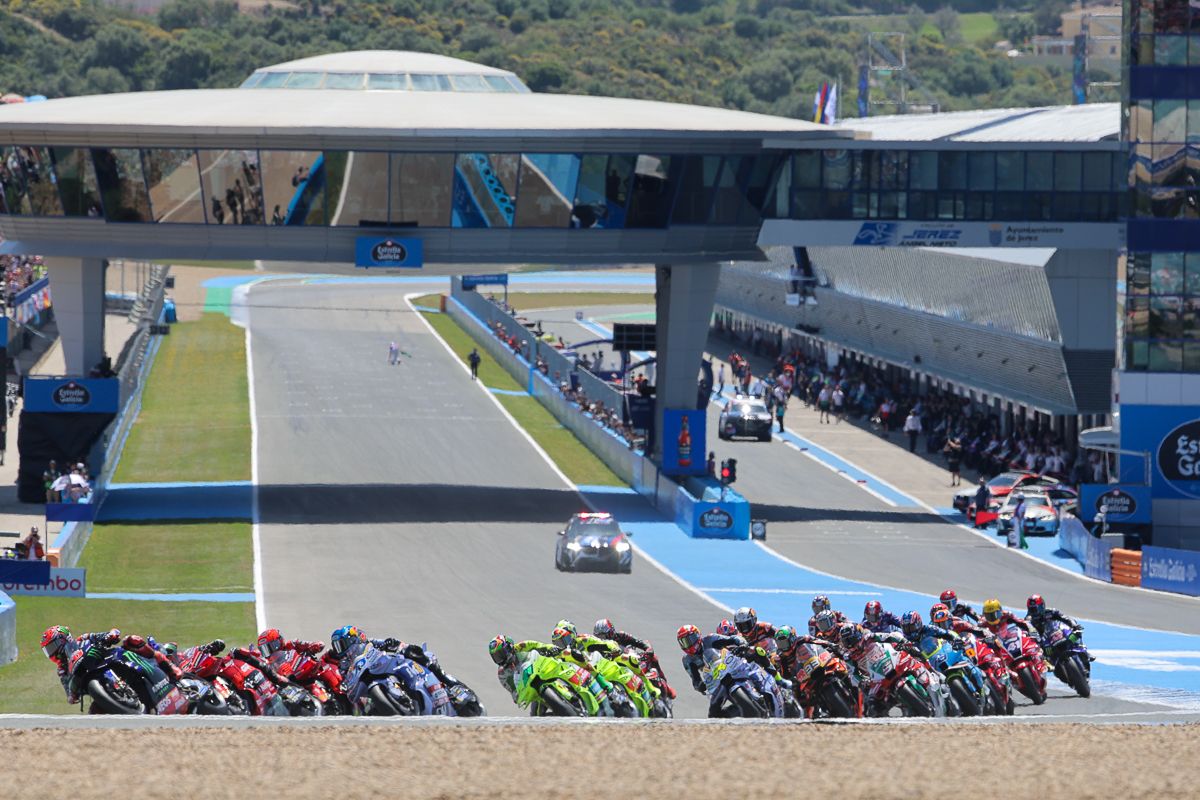 Una imagen del Gran Premio de España de MotoGP de 2025.