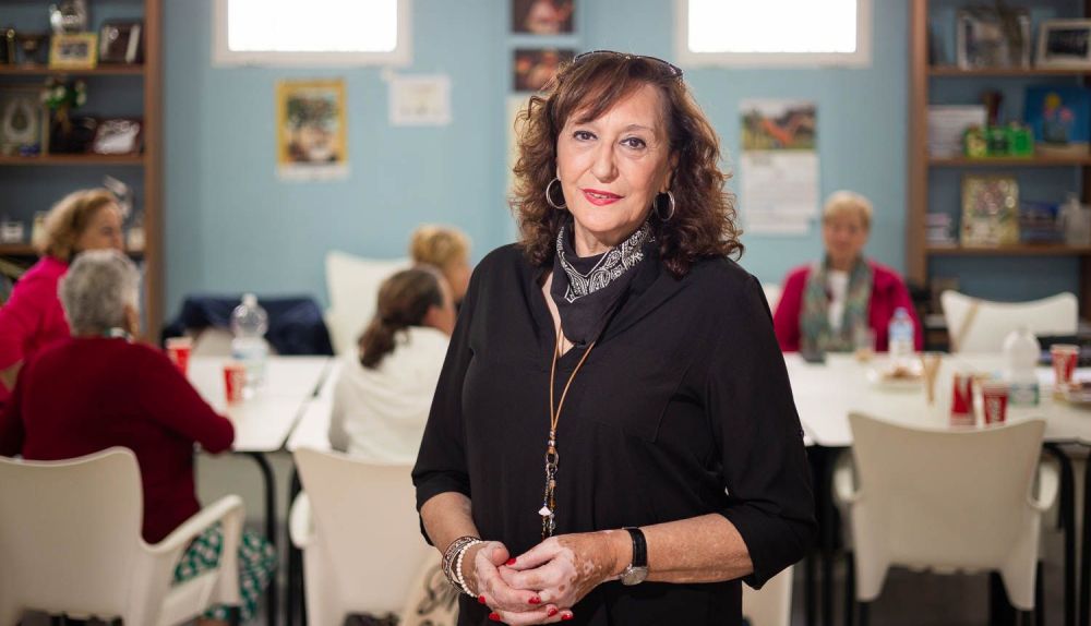 Marita Delgado, presidenta de la asociación.