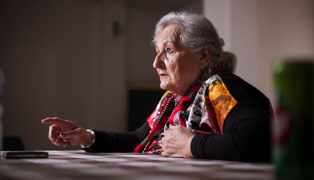 La cordobesa, durante la entrevista.