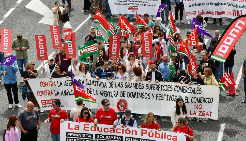 Manifestación 1 De Mayo Cadiz