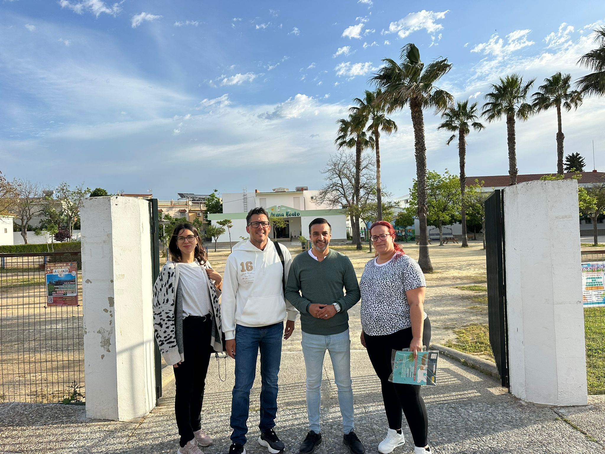 Visita al CEIP Arana Beato en Jerez.