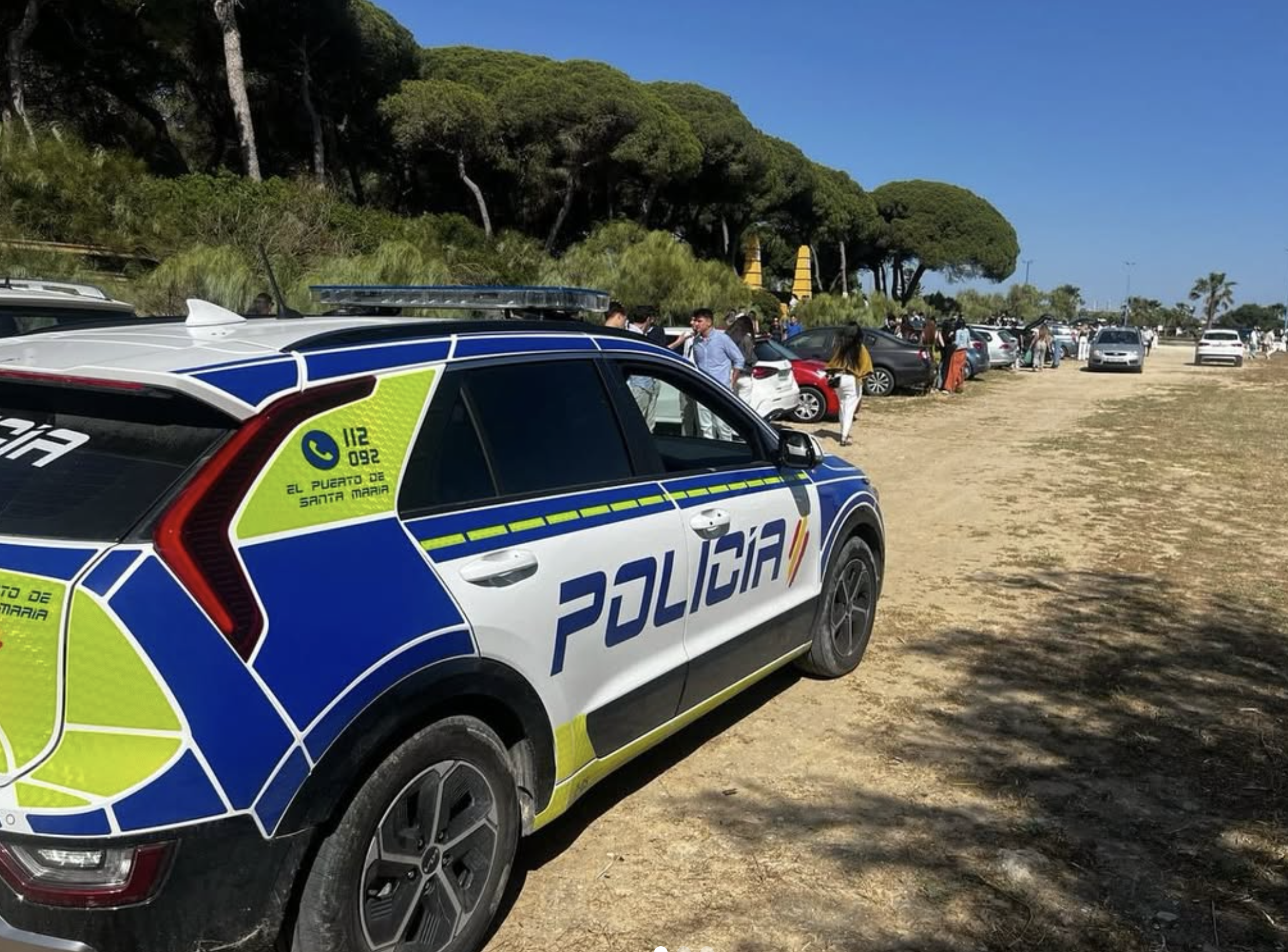 Presencia de la Policía Local en Puerto Sherry.