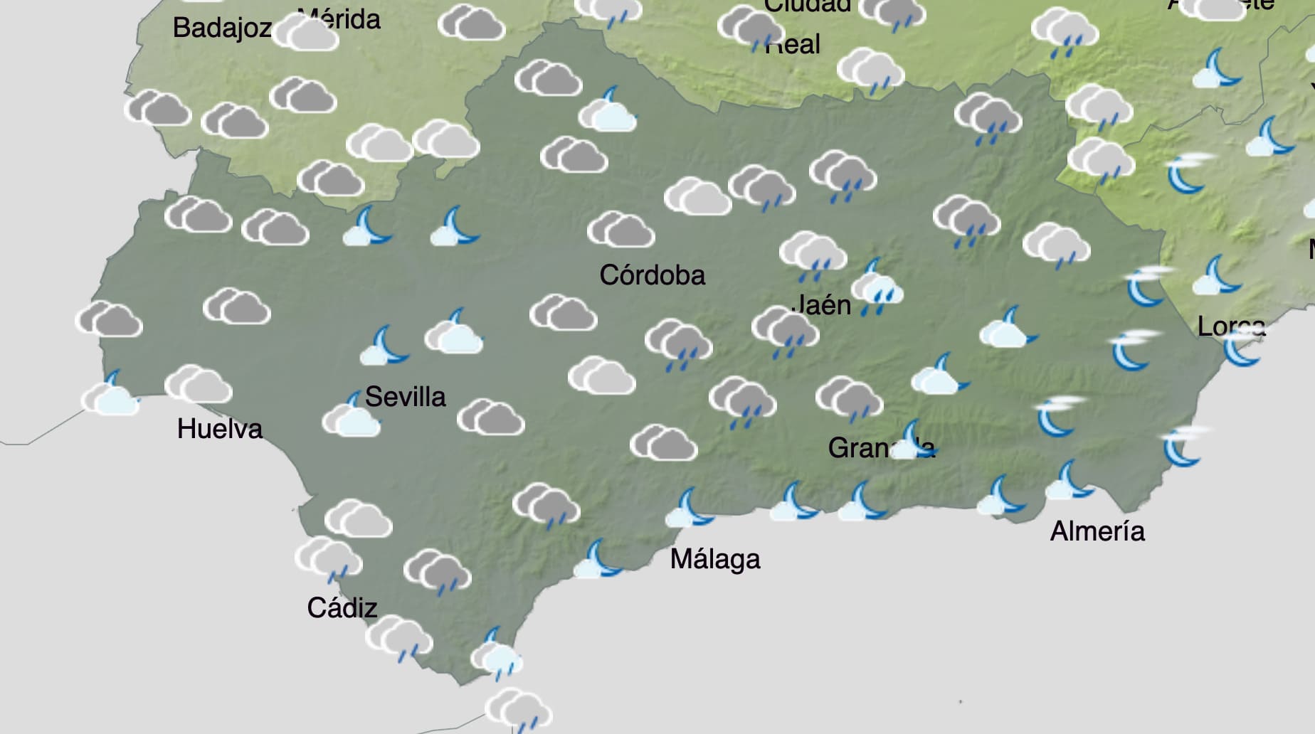 El tiempo lunes 5 de mayo