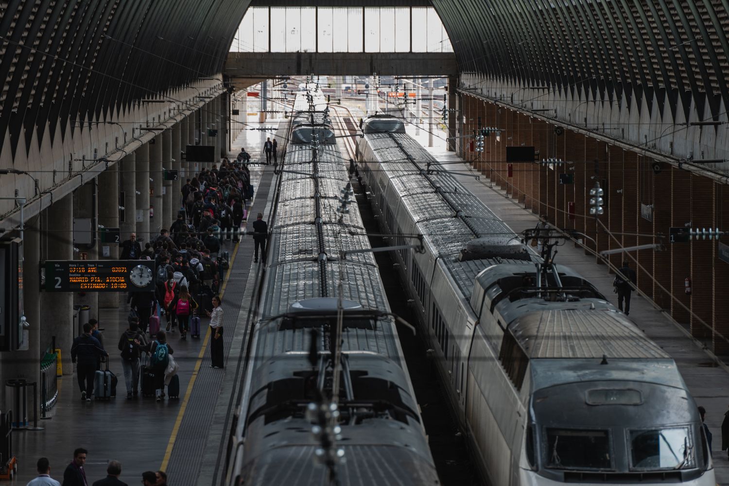 Una imagen de la estación de Santa Justa.