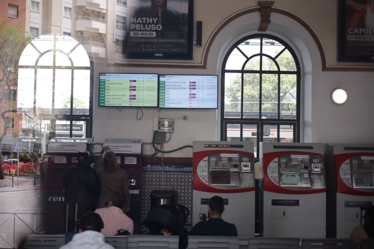 La estación de tren de Jerez.