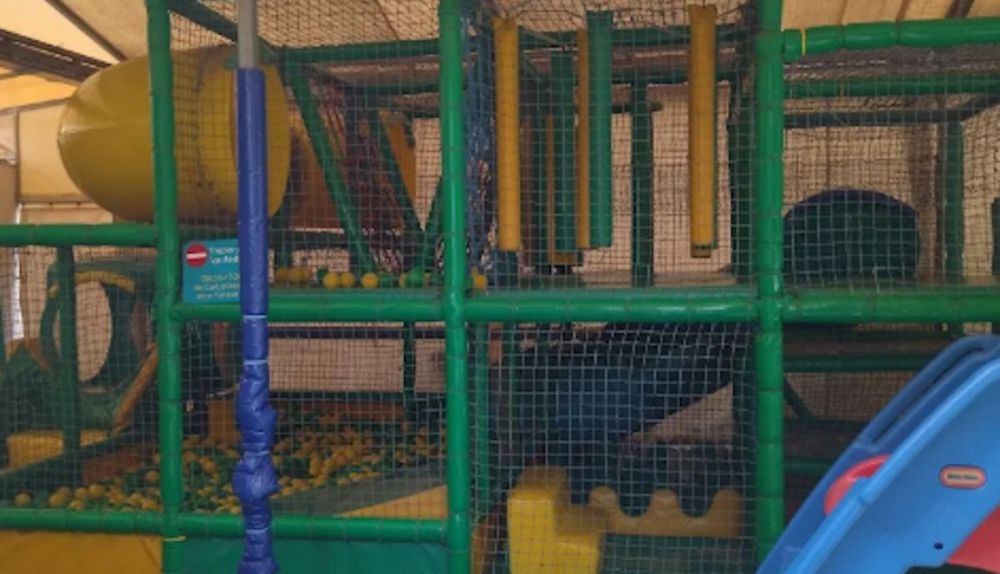 Parque de bolas del Bar Cristóbal.