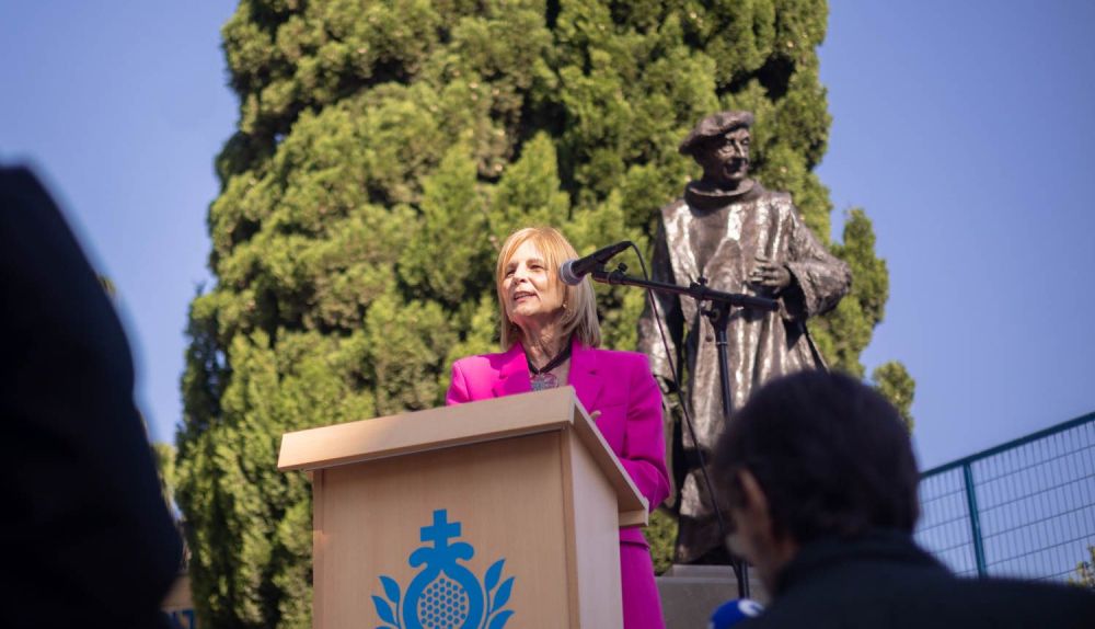 La alcaldesa de Jerez, durante la inauguración.