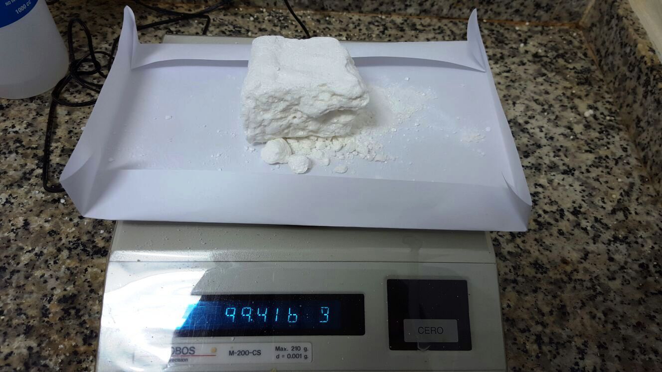 Cocaína incautada en una foto de archivo