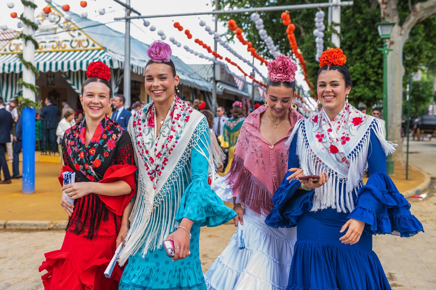 Un día de la Feria de Abril de 2025.