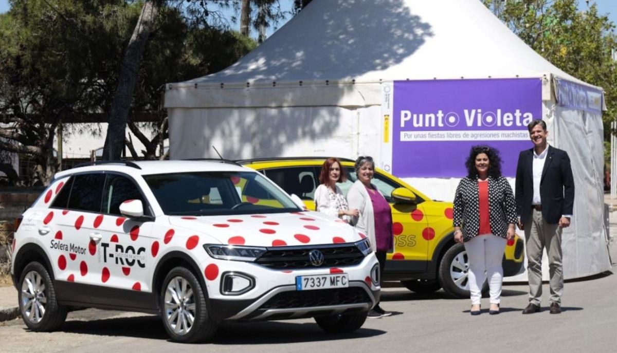 Punto Violeta en la Feria de Rota.