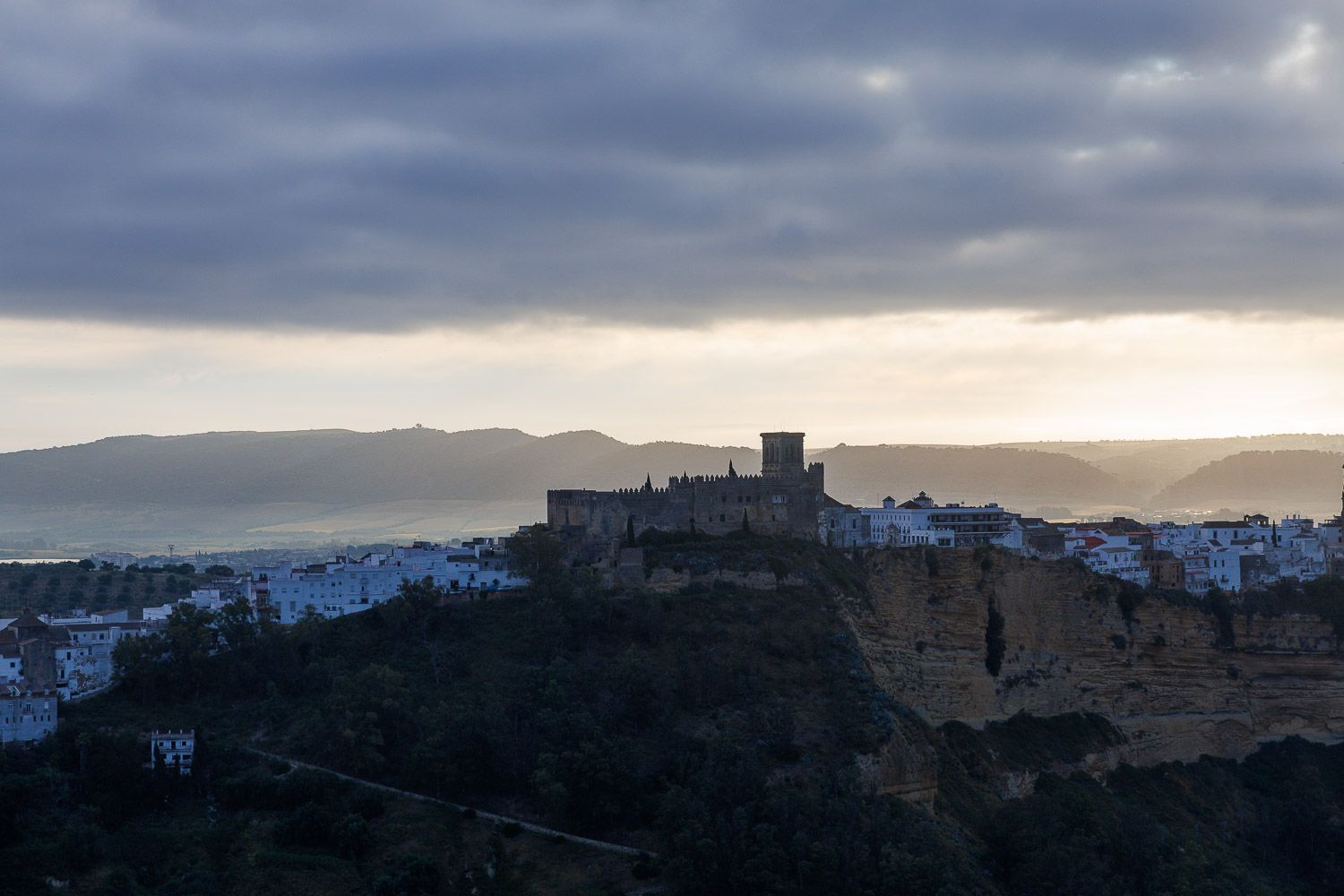 Las impresionantes vistas de Arcos, en la mañana de este miércoles.