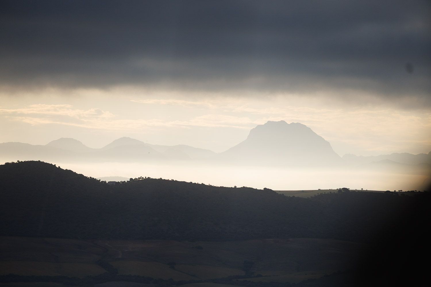 Una de las imágenes que deja el amanecer en la Sierra.