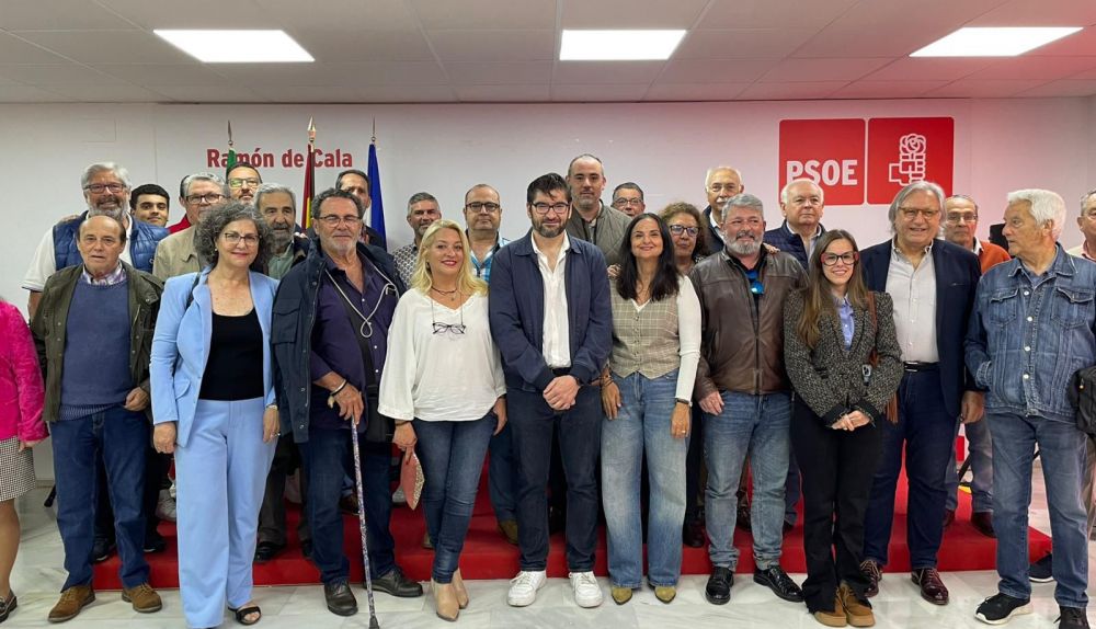 La presentación de la candidatura al PSOE de Jerez de África Becerra, este miércoles.