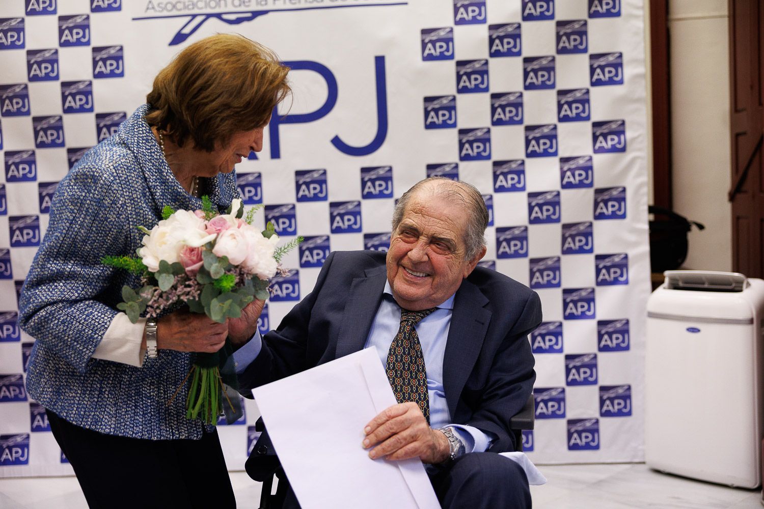 Jerónimo Roldán en el homenaje de la APJ.