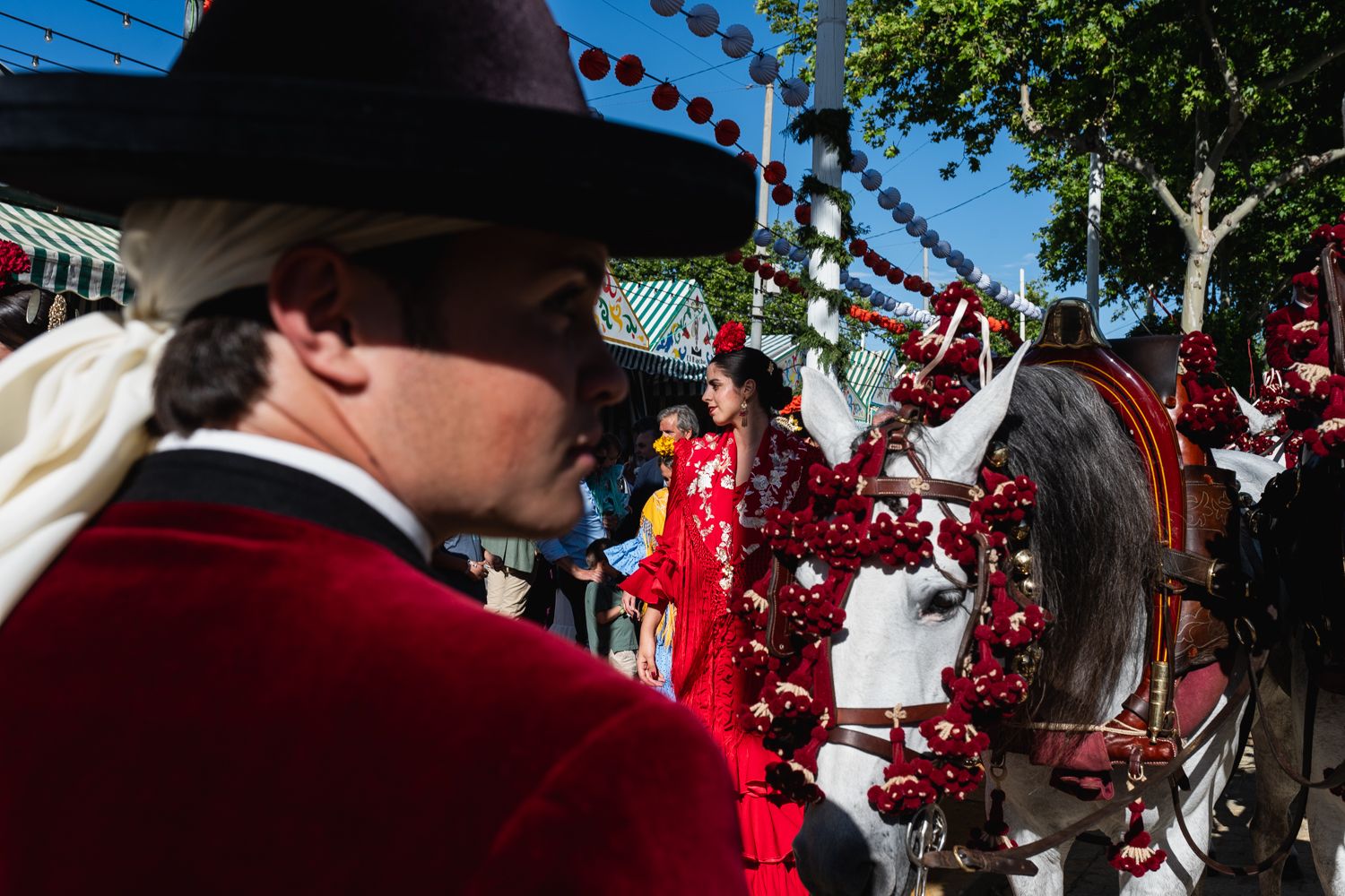 Un día de la Feria de Sevilla en 2025.