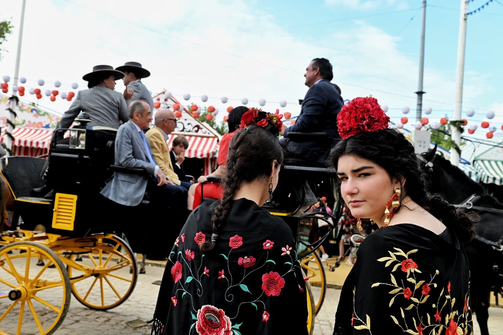 Ambiente este jueves en la Feria de Sevilla 2025.   MAURI BUHIGAS