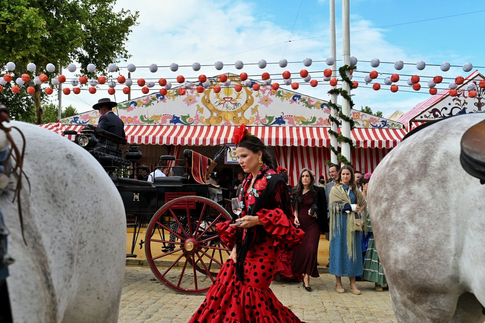Ambiente este jueves en la Feria de Sevilla 2025.   MAURI BUHIGAS