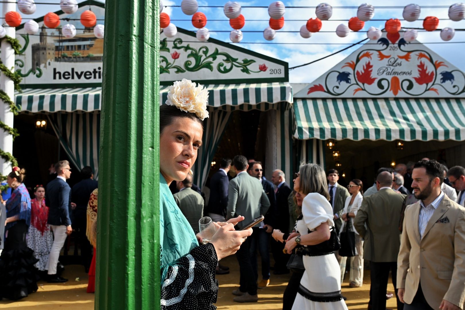 Ambiente este jueves en la Feria de Sevilla 2025.   MAURI BUHIGAS