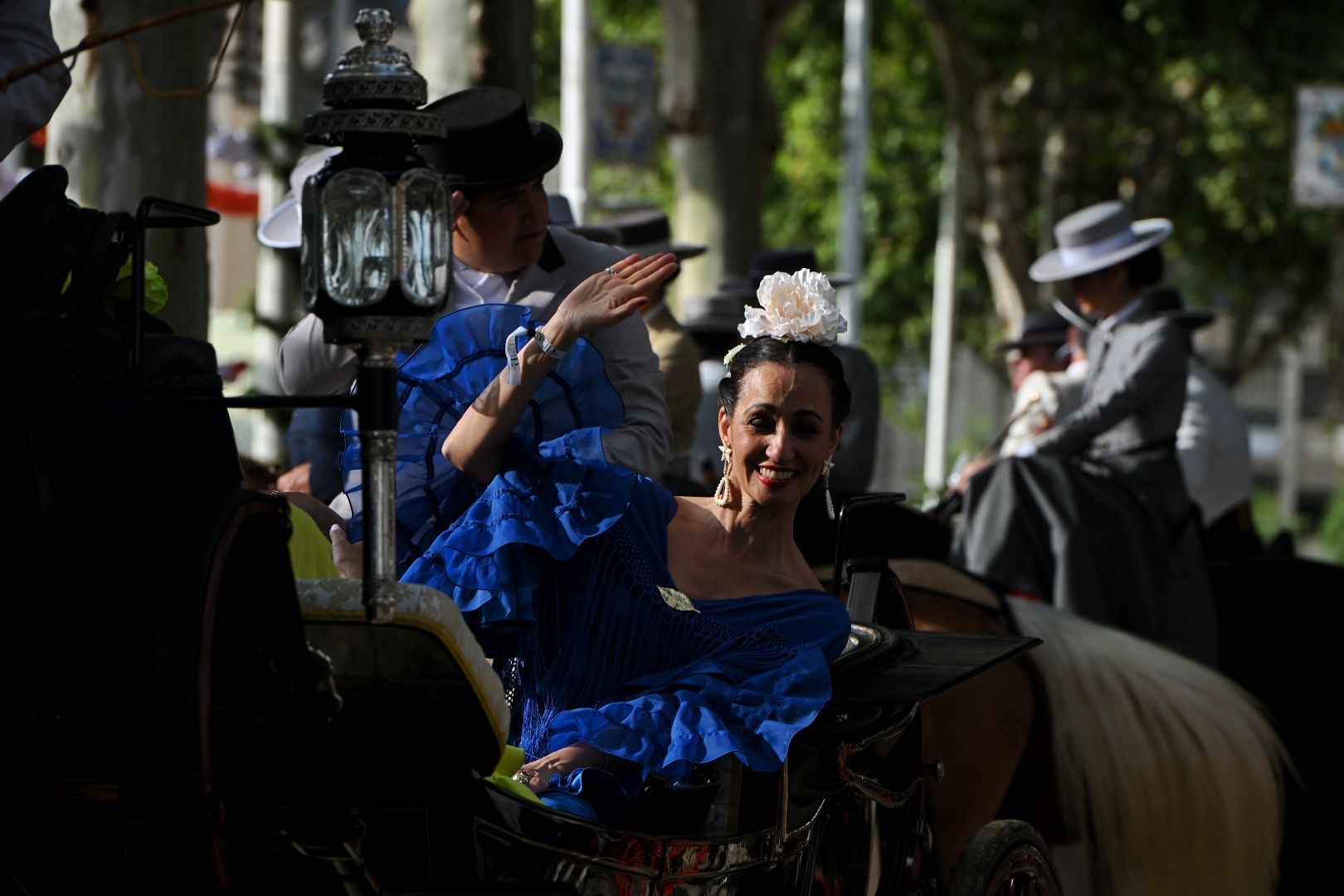 Ambiente este jueves en la Feria de Sevilla 2025.   MAURI BUHIGAS