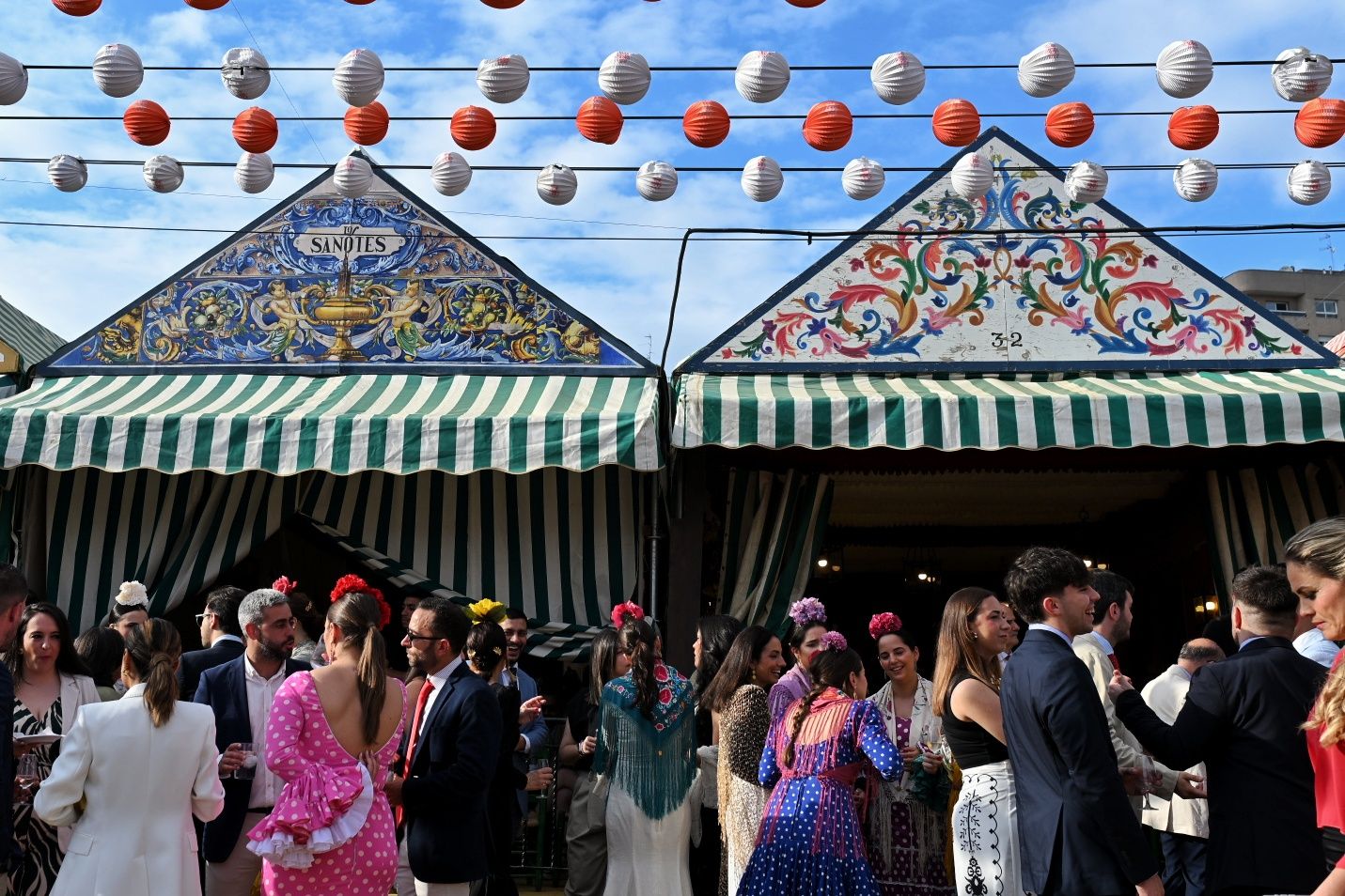 Ambiente este jueves en la Feria de Sevilla 2025.   MAURI BUHIGAS