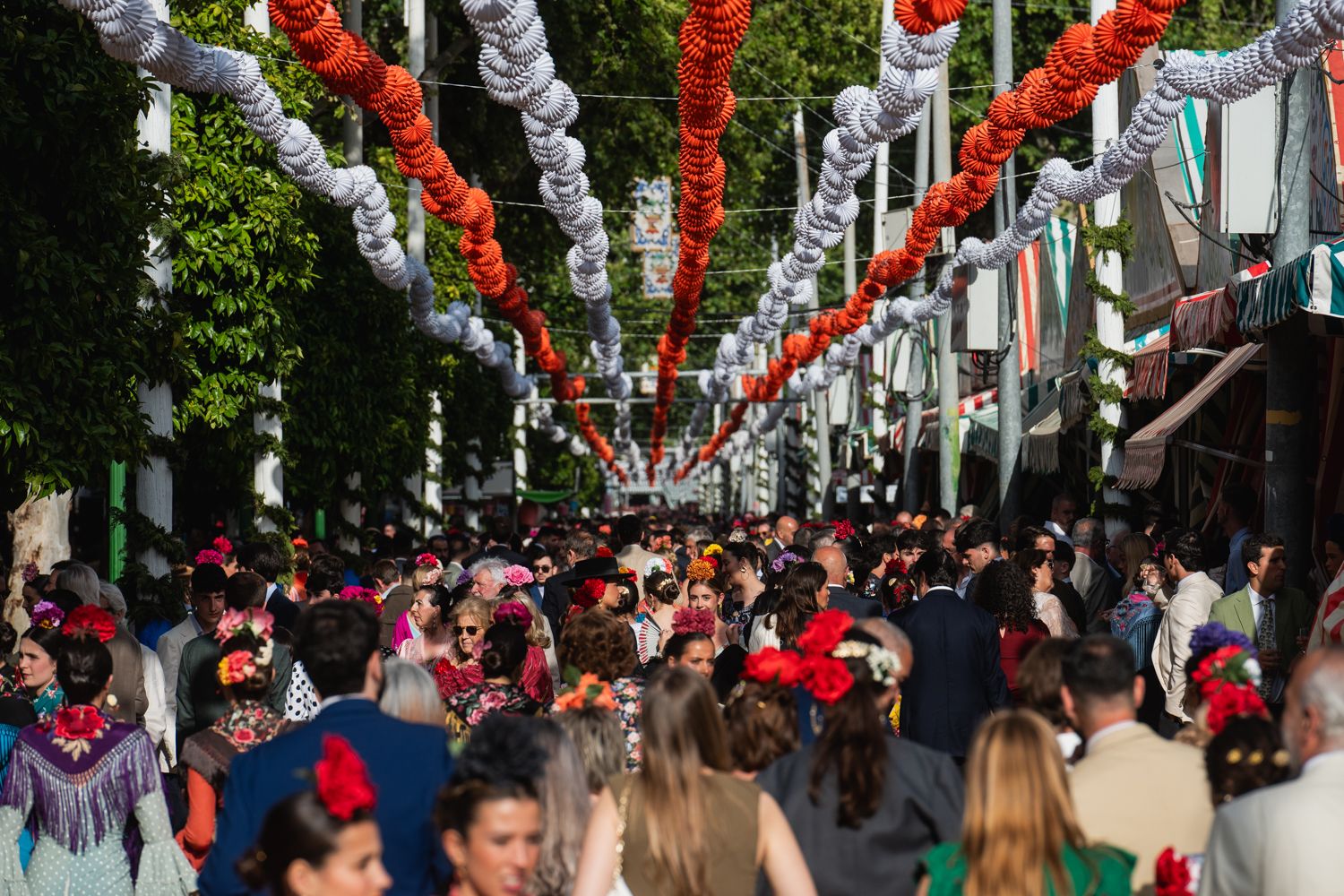 Un día de Feria de Abril en 2025.