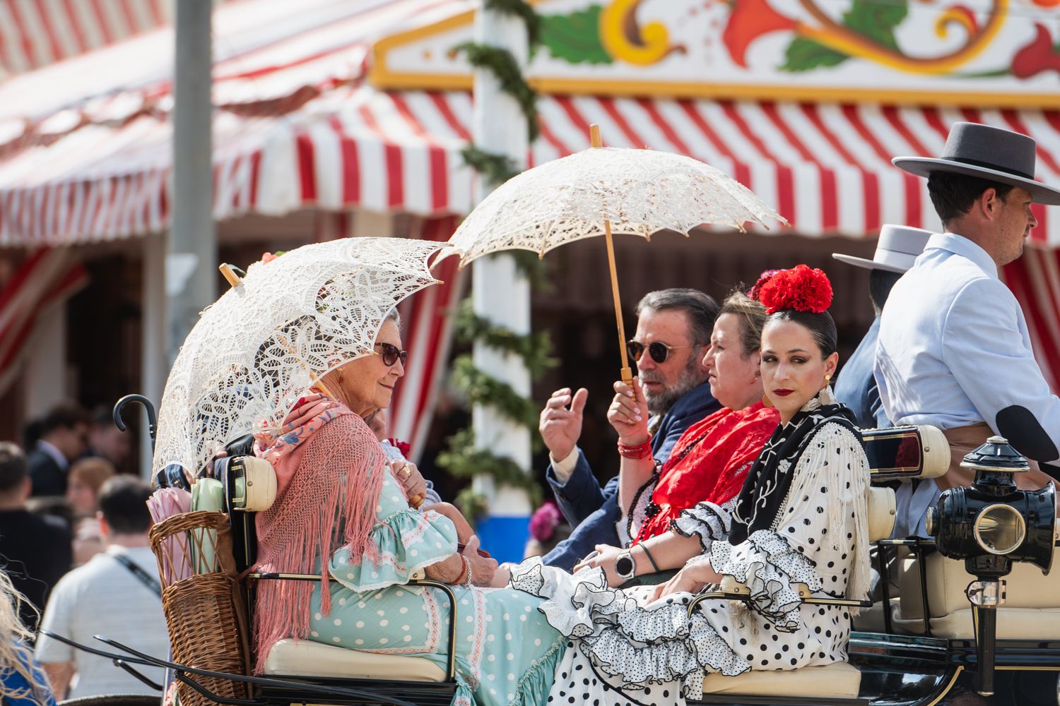 Imágenes del viernes de Feria de Sevilla.
