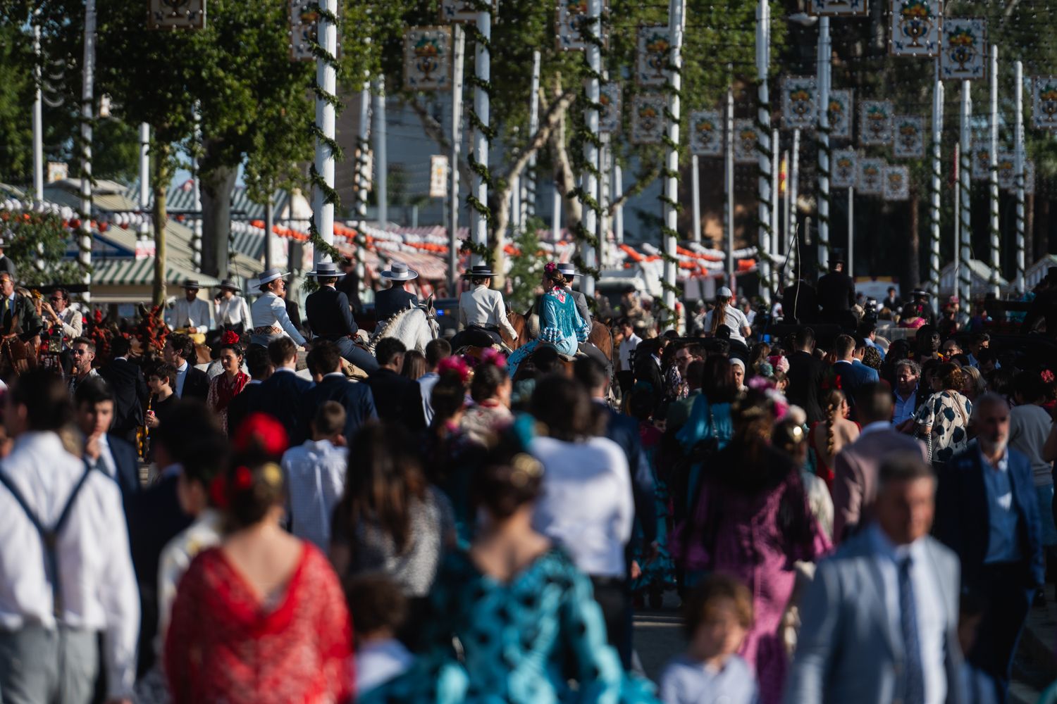 Imágenes del viernes de Feria de Sevilla.
