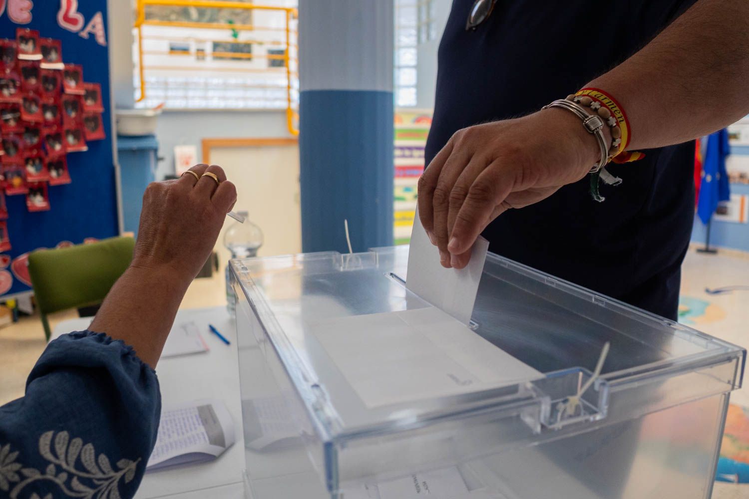 Una imagen de elecciones en una imagen de archivo.