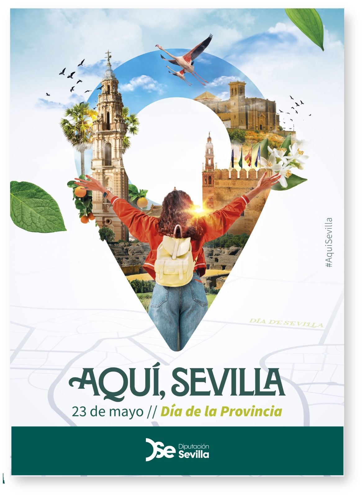Cartel del Día de la Provincia de Sevilla.