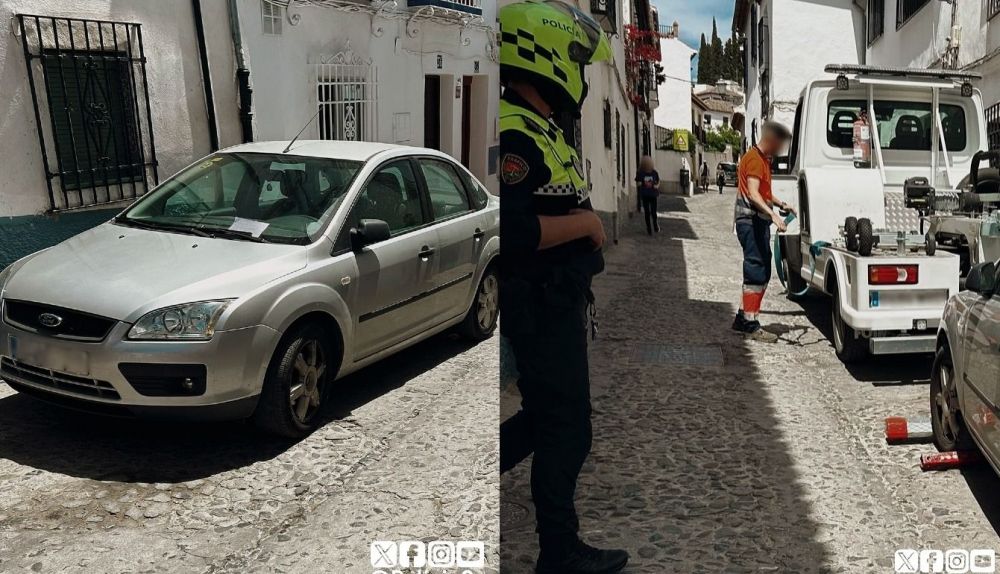 La grúa acabó llevándose el coche.