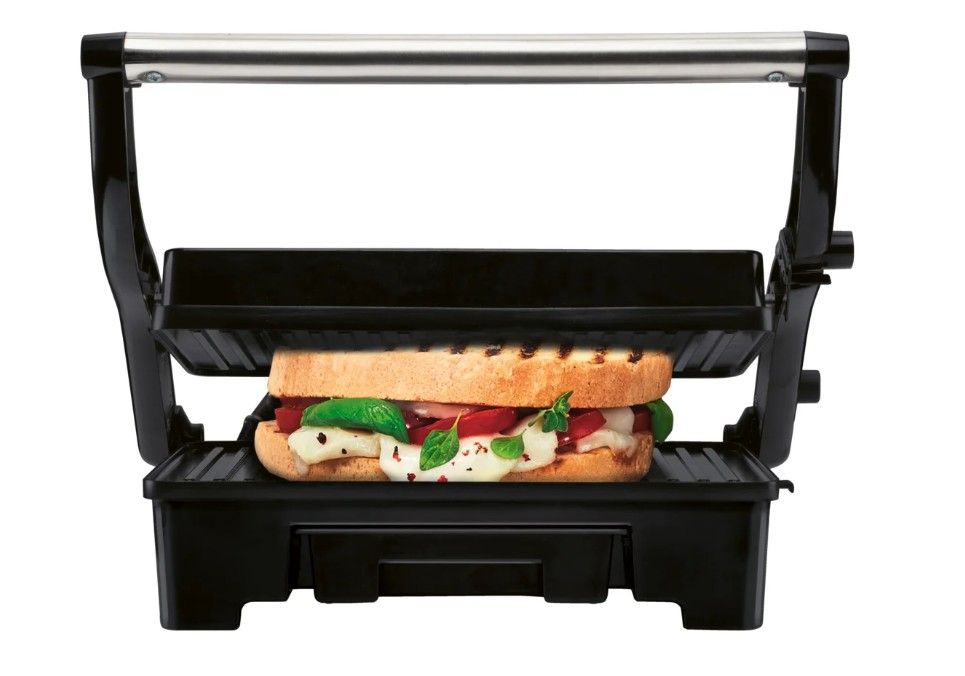 La mini parrilla de Lidl, a modo de sandwichera.