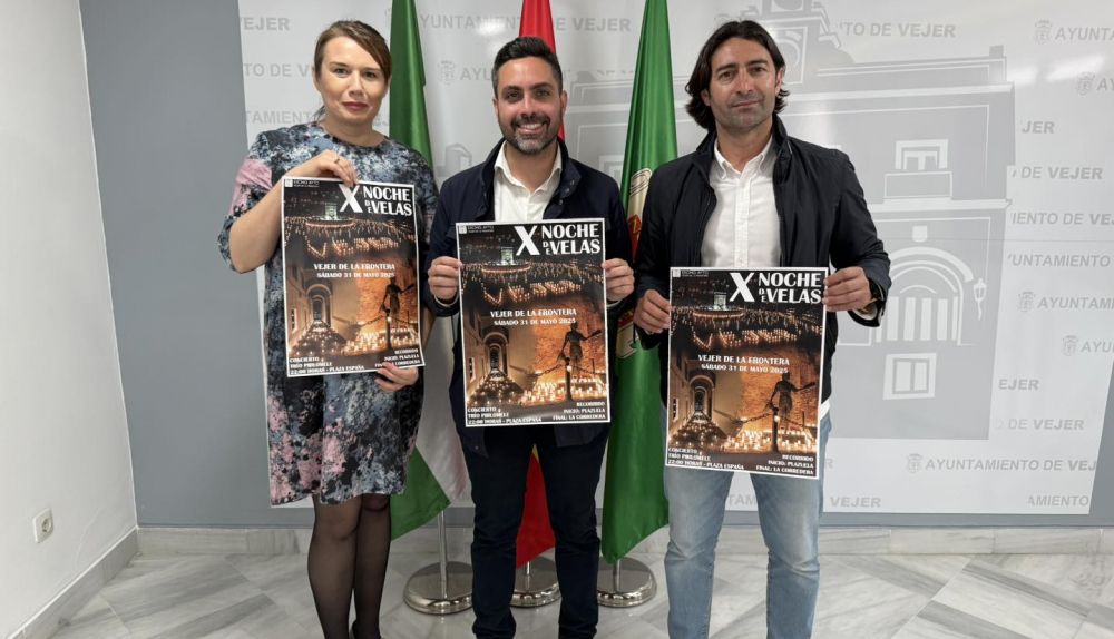 Presentación del cartel de la Noche de Velas.