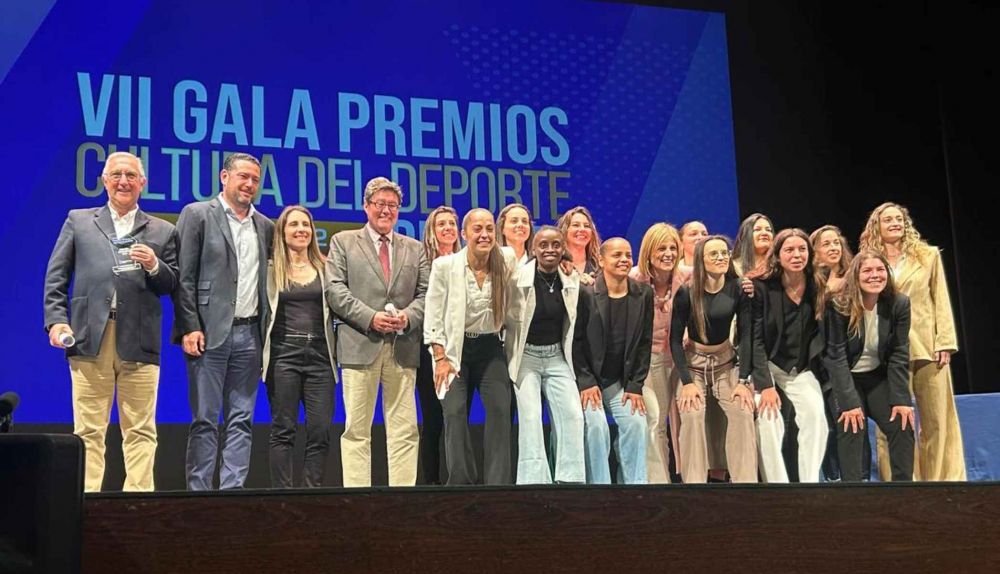 Jugadores del Guadalcacín FSF, club premiado por su gestión deportiva.